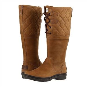 Ugg Quilted Leather Boots Size 11